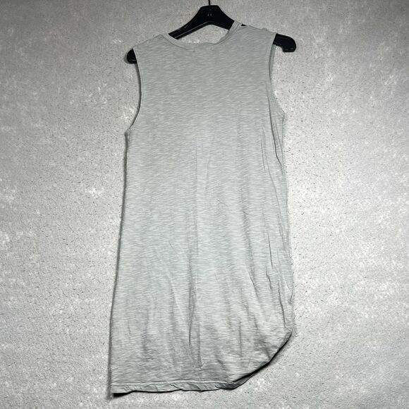LNA Double Cut Lightweight Shift T-Shirt Tank Dress Small Gray Mini Sleeveless - Picture 8 of 11
